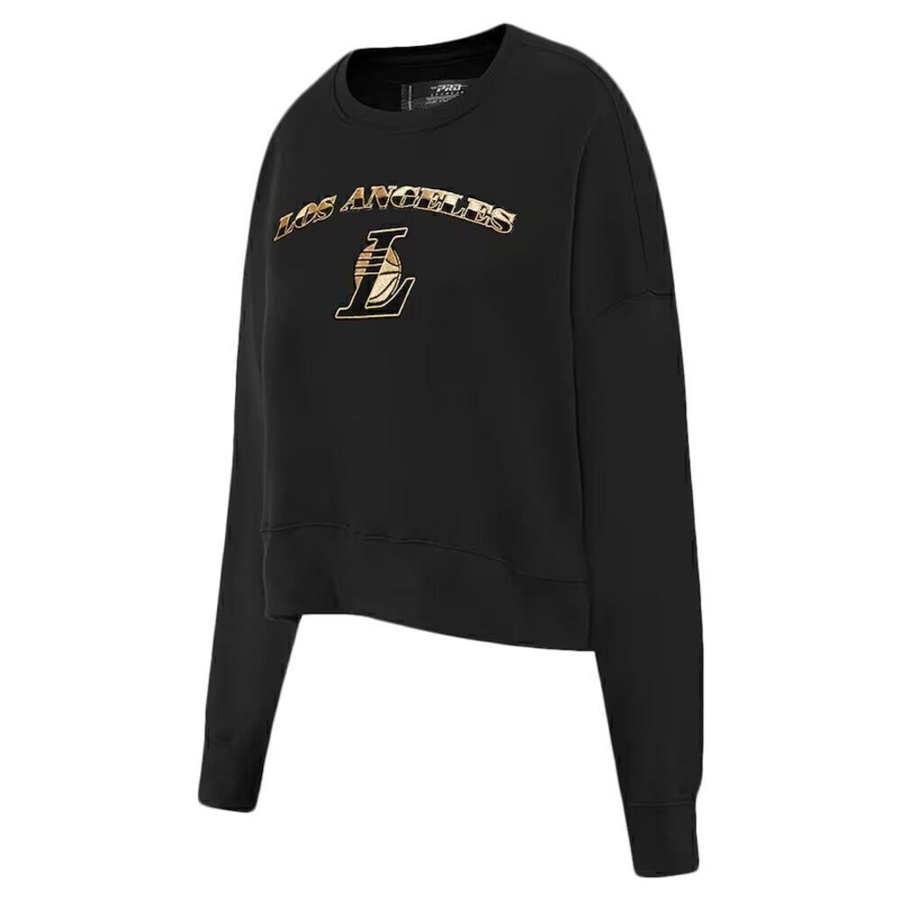 Los Angeles Lakers Sweatshirt Womens Medium Black Pro Standard NBA Basketball